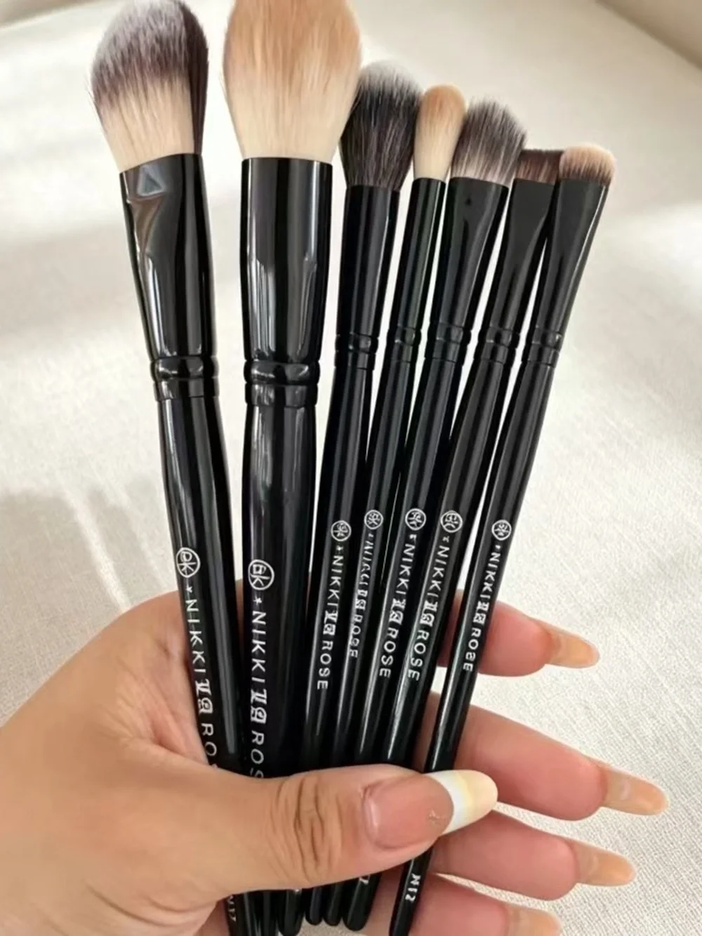 BK Beauty Nikki LaRose Pro Artist Series 7pc Makeup Brush Set - Black